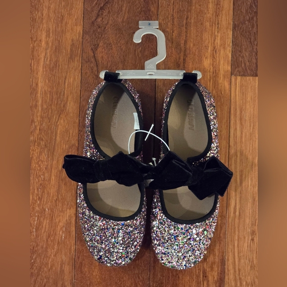 Faux-Suede Bow-Tie Ballet Flat Shoes for Girls - Picture 4 of 4